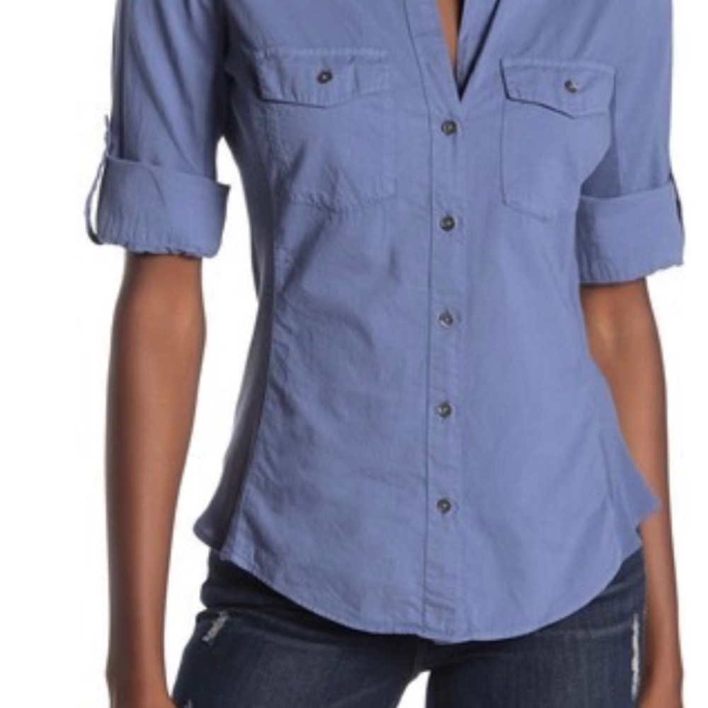 James Perse Slub Side Panel Tee